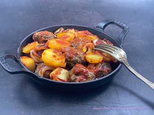 Kafta batata libanais (galettes d’agneau aux pommes de terre)