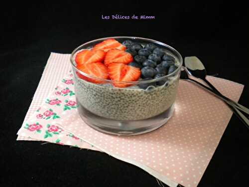 Le chia pudding pour un petit-déjeuner « Healthy »