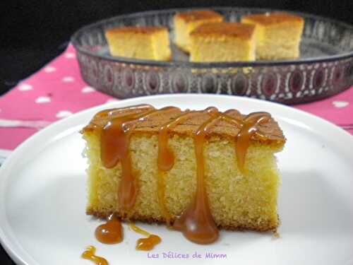 Le gâteau au lait chaud ou hot milk sponge cake