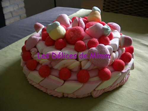 Le gâteau de bonbons de Valina et ses brochettes de bonbons - Les Délices de Mimm