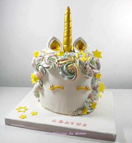 Le gâteau licorne (unicorn cake)
