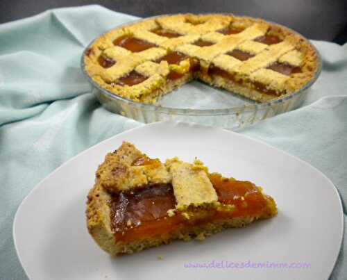 Linzer torte à l’abricot