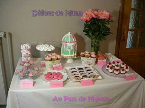 Ma sweet table : Au pays de Marion