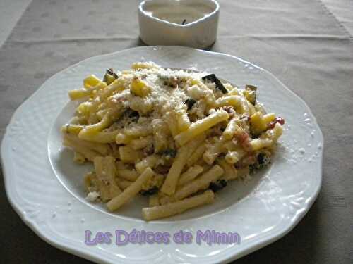 Macaroni aux courgettes