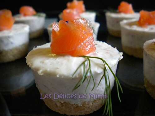 Mini cheesecakes au saumon fumé - Les Délices de Mimm