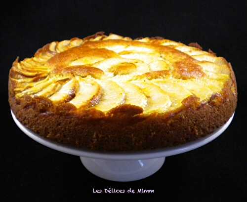 Moelleux aux pommes et à la crème d’amandes