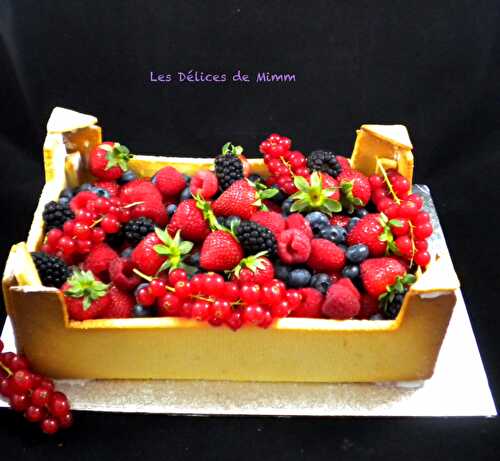 Mon gâteau Cagette de fruits