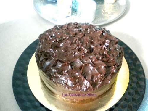 Mud cake et sa ganache aux 2 chocolats - Les Délices de Mimm