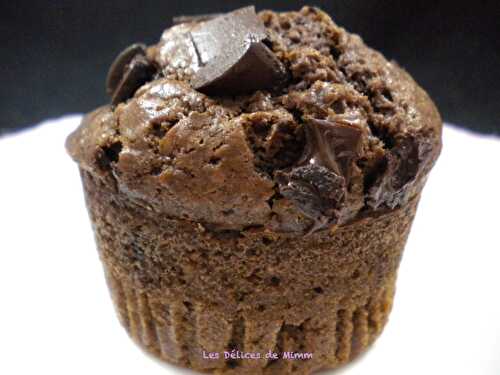 Muffins américains au chocolat super moelleux - Les Délices de Mimm