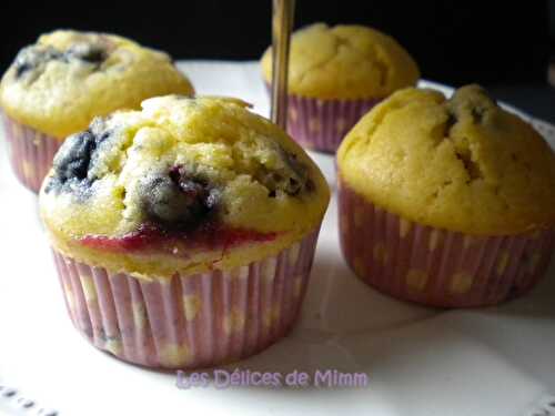 Muffins aux myrtilles