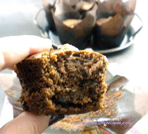 Muffins bien moelleux aux 2 chocolats