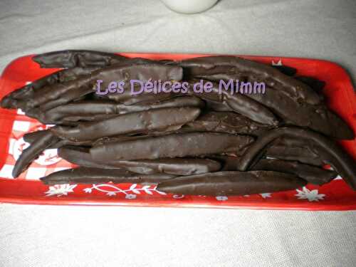 Orangettes au chocolat