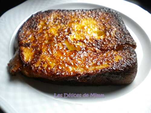 Pain perdu caramélisé à ma façon