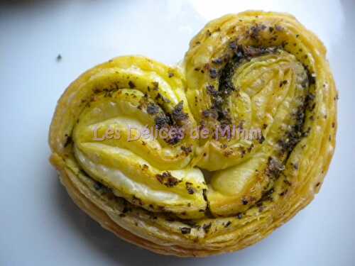 Palmiers au basilic