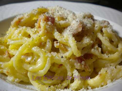 Pâtes à la carbonara : les vraies