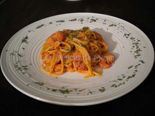 Pâtes aux scampis (Linguine)