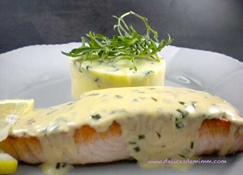 Pavés de saumon à la sauce moutarde - Les Délices de Mimm