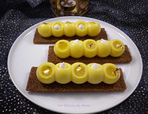 Petites bûches individuelles façon tarte au citron - Les Délices de Mimm