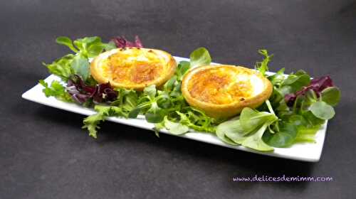 Petites quiches rapides aux lardons et au Comté