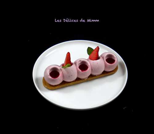 Petits bavarois aux fraises