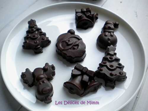 Petits chocolats de Noël aux fruits secs -