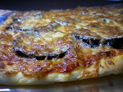 Pizza aux aubergines