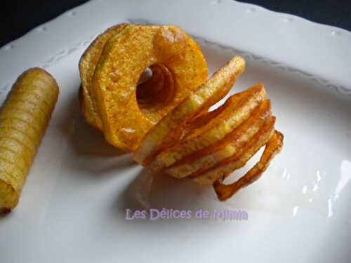 Pommes de terre en spirales