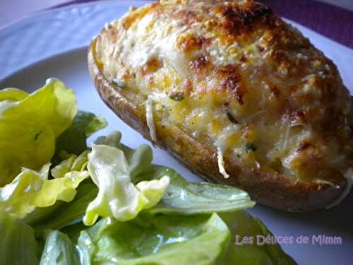 Pommes de terre farcies fromage et lardons - Les Délices de Mimm