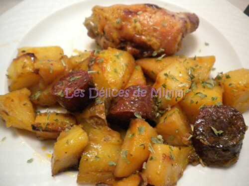 Poulet espagnol au chorizo et aux pommes de terre de Nigella - Les Délices de Mimm