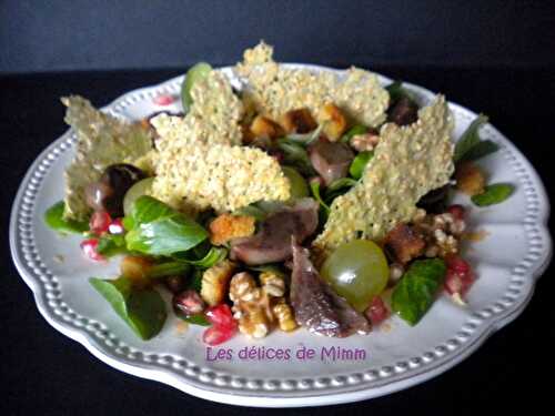 Salade d’automne aux gésiers de canard confits - Les Délices de Mimm