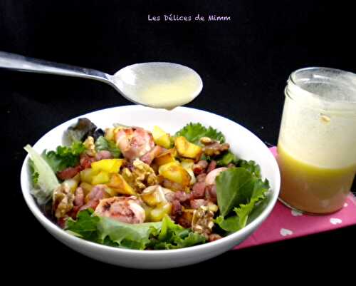 Salade de chèvre chaud aux lardons et ma vinaigrette maison - Les Délices de Mimm