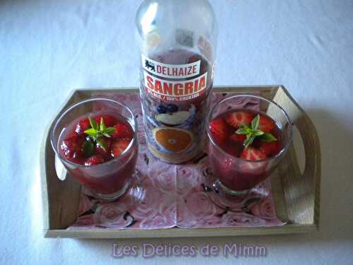 Sangria aux fruits rouges sans alcool