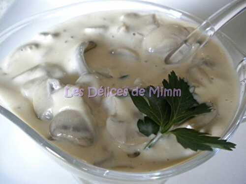 Sauce Archiduc (champignons, crème)