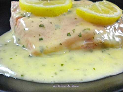 Sauce au citron pour poisson