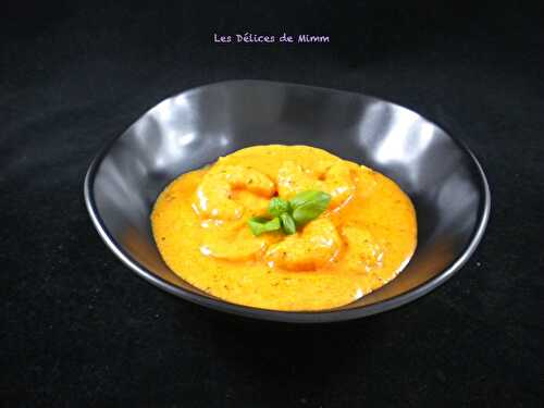 Scampis (gambas) à la diable