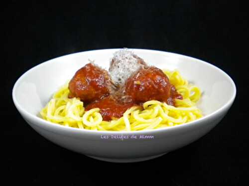 Spaghetti aux boulettes de viande à l’italienne