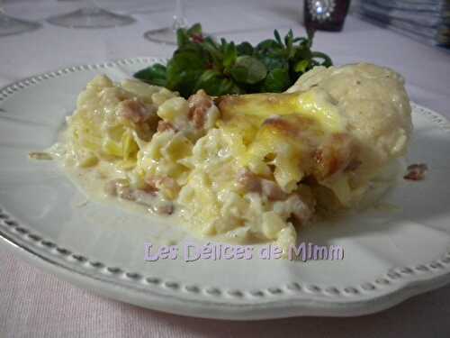 Tartiflette de chou-fleur