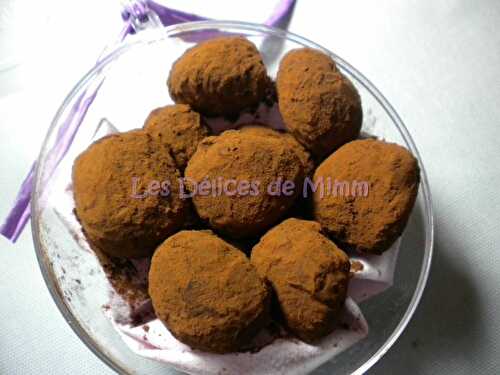 Truffes au chocolat Gianduja