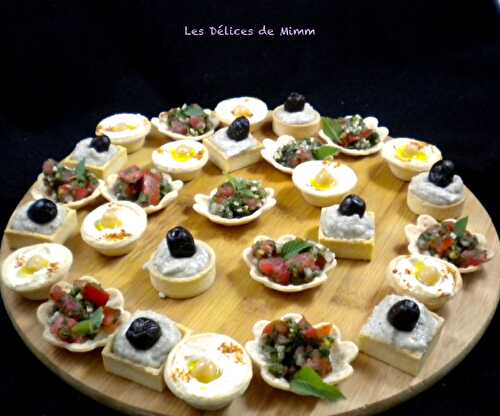 Un mini mezzé libanais en petites bouchées apéritives - Les Délices de Mimm
