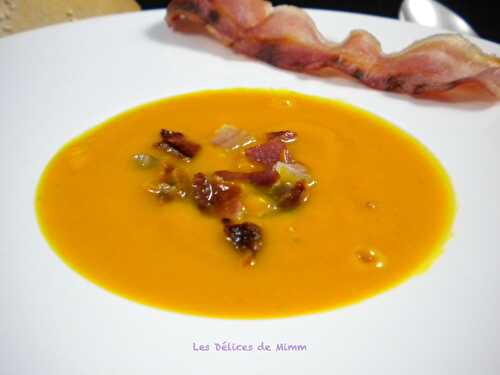 Velouté de potimarron aux châtaignes