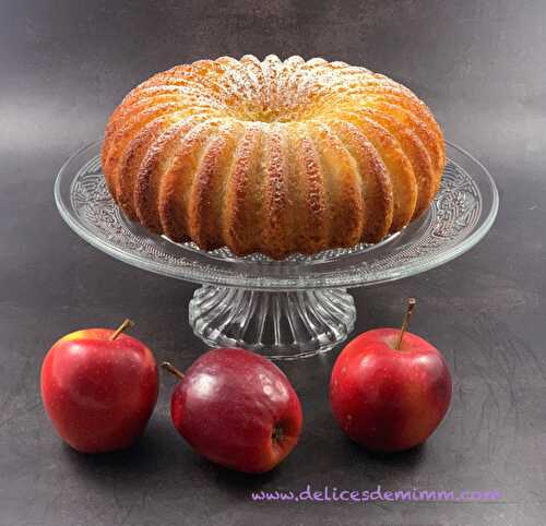 Cake aux pommes et au rhum