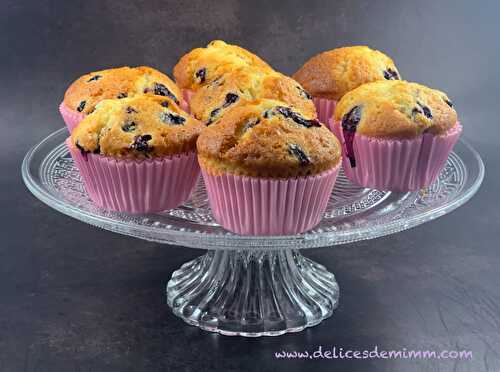 Muffins aux myrtilles et tonka