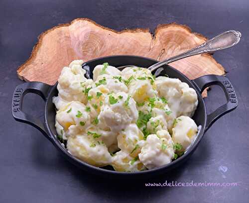 Chou-fleur et pommes de terre à la béchamel