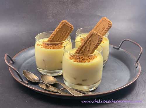 Verrines de tiramisu aux spéculoos