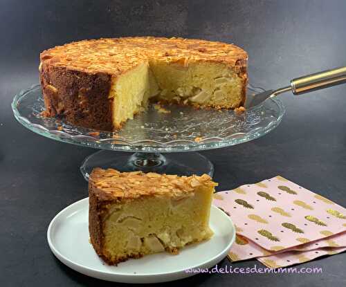 Gâteau moelleux pommes et amandes