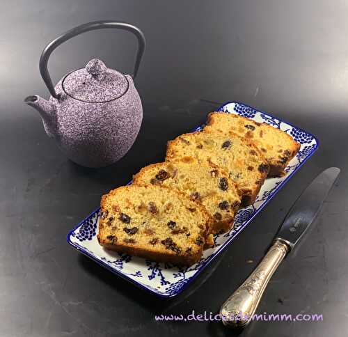 Cake anglais aux raisins et au rhum