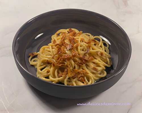Les vrais spaghetti carbonara du chef Simone Zanoni