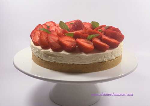 Tarte aux fraises sans cuisson