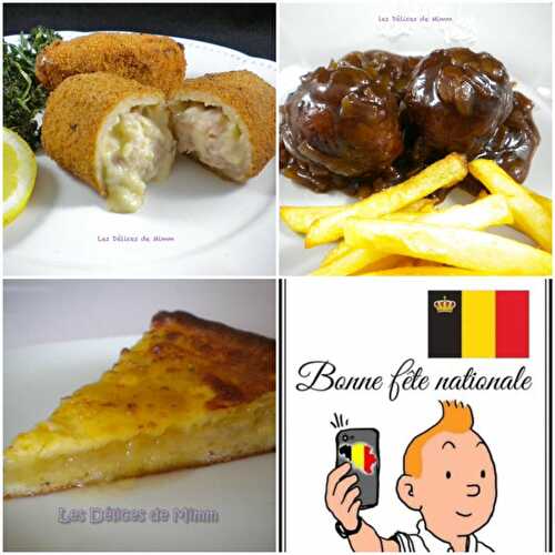 Mon menu belge pour la fête nationale ce 21 juillet 2022