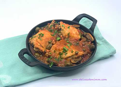 Poulet cacciatore ou poulet chasseur